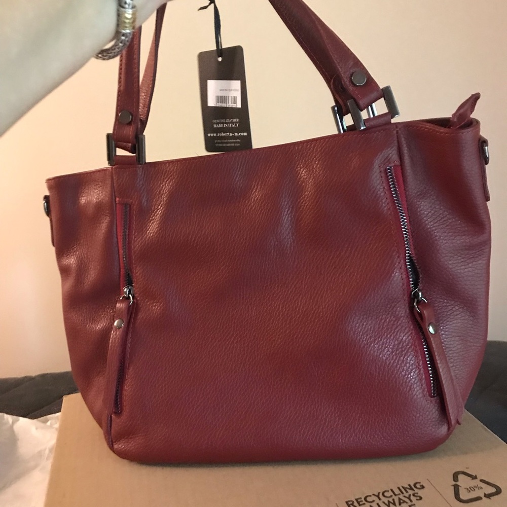 Roberta M leather bag